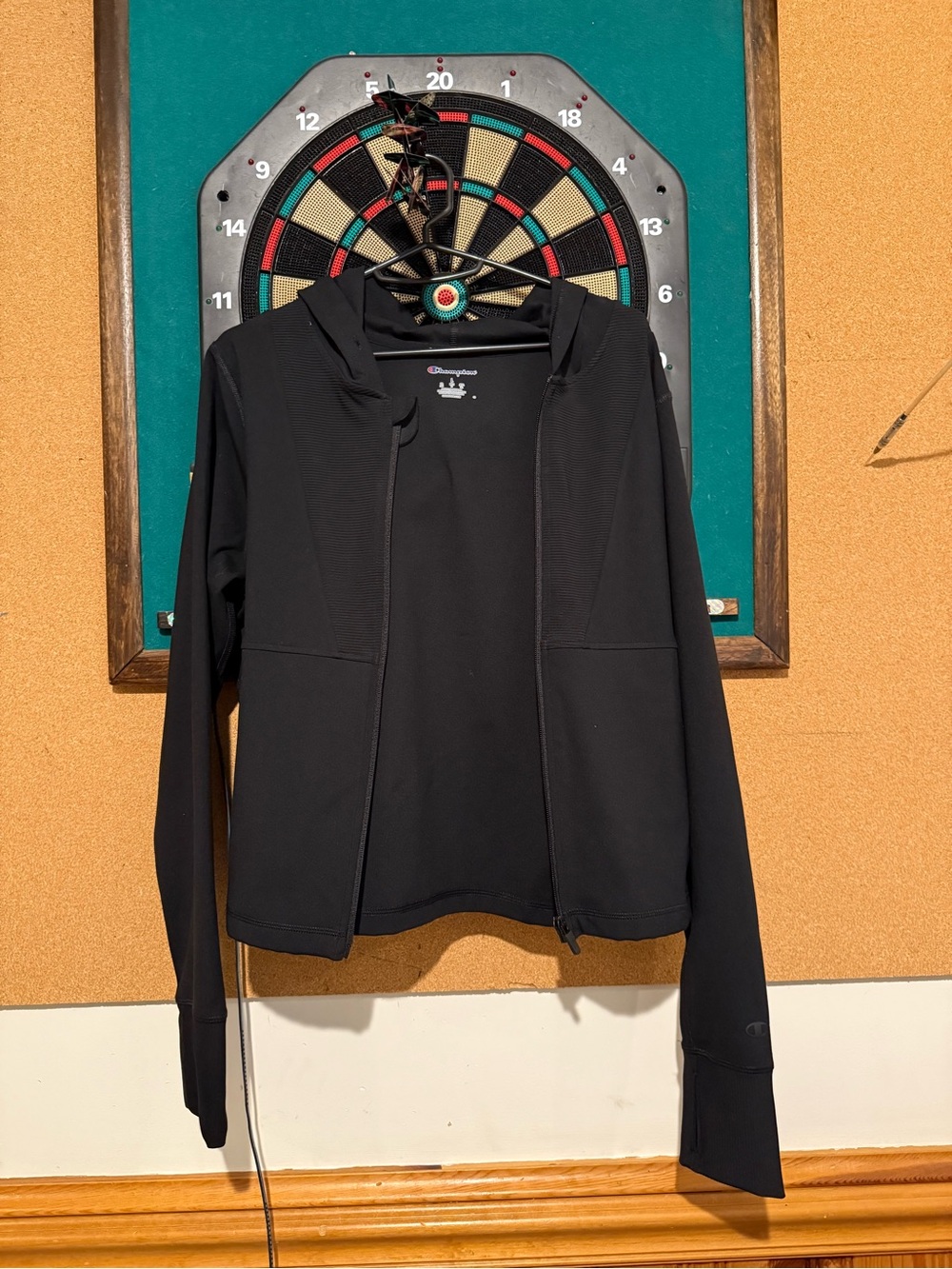 Champion Women’s Black Hooded Zip Jacket